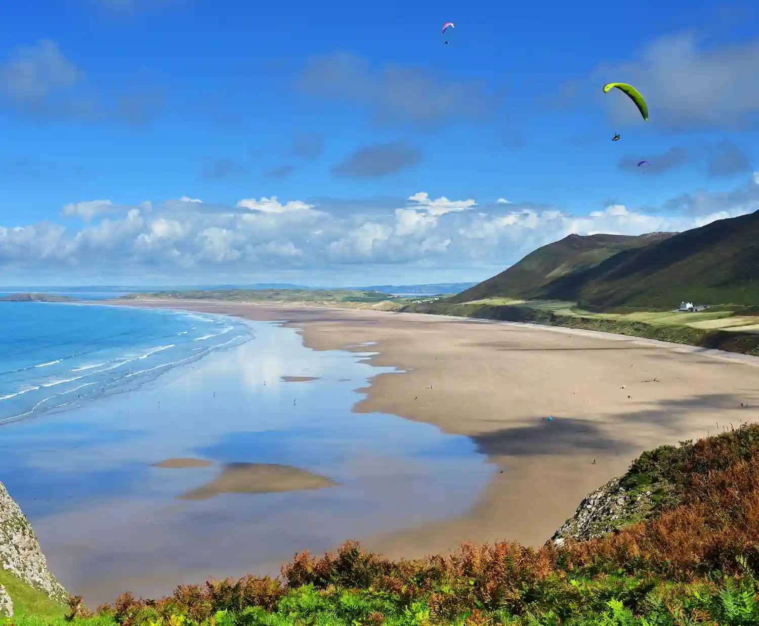 Rhossili Bay on the Gower Peninsula Rhossili Bay