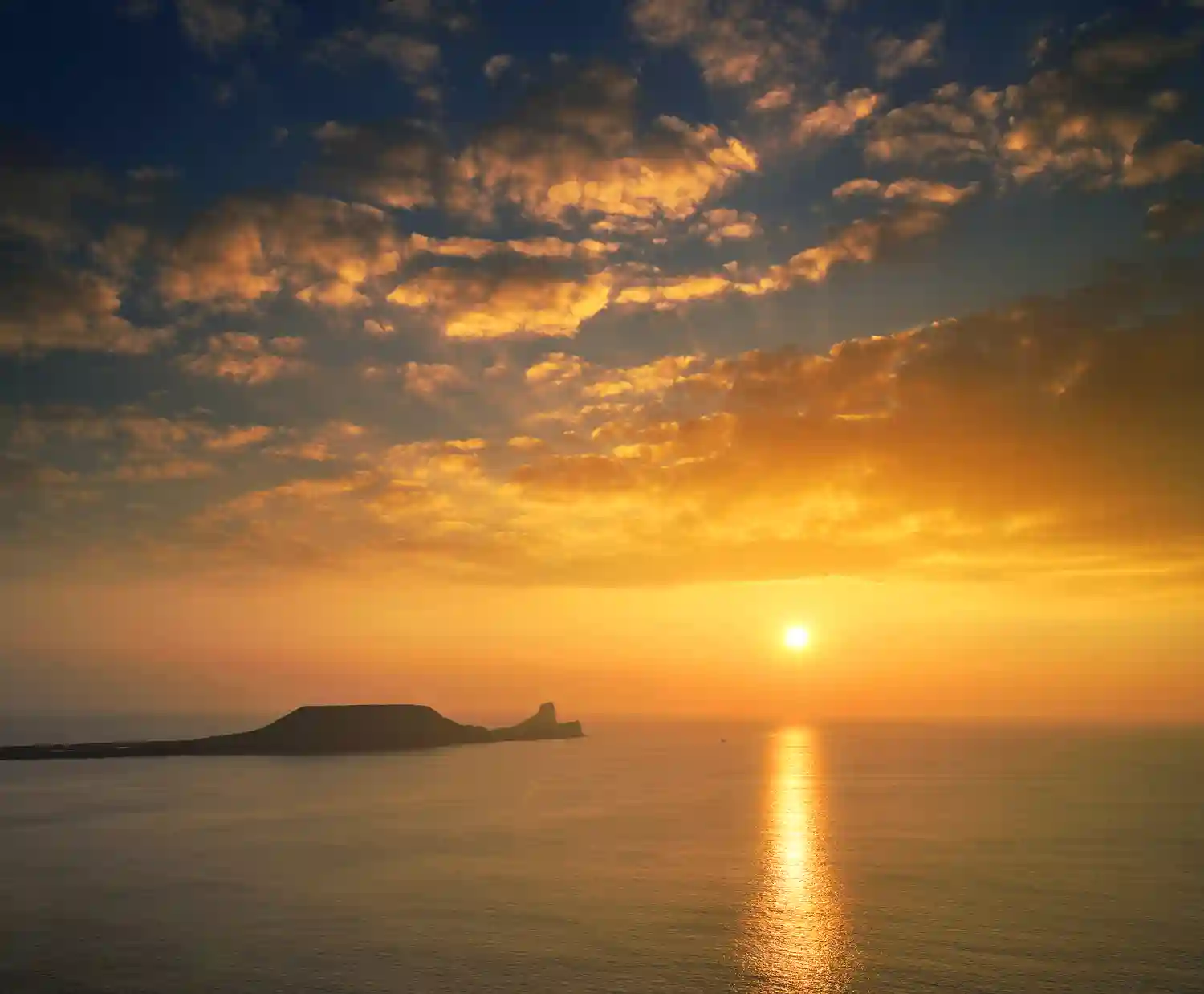 The Worms Head, Rhossili, Gower, Swansea Rhossili