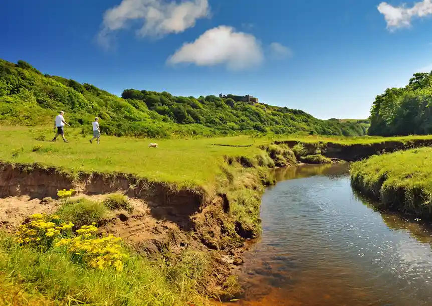 Three Cliffs Bay